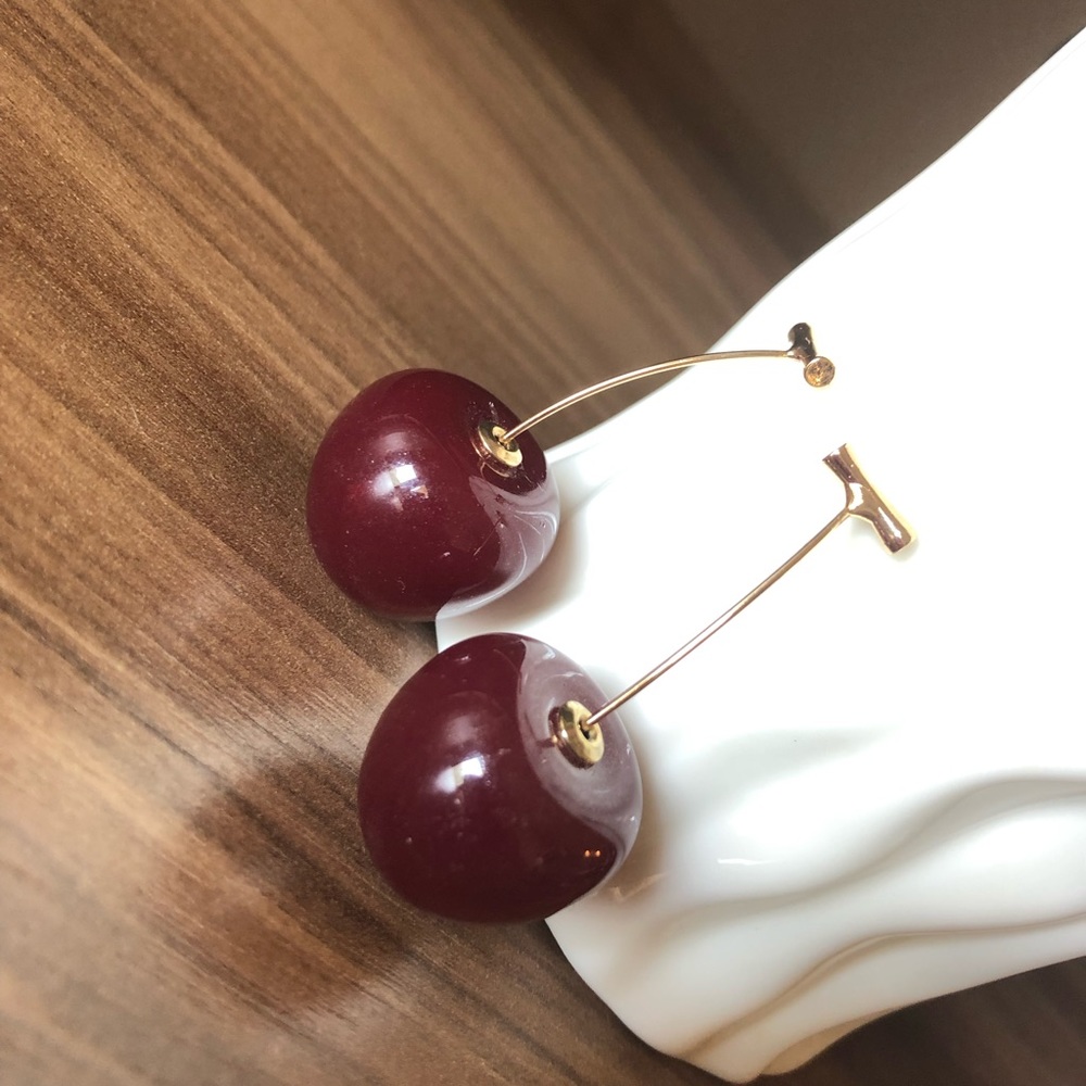Cherry earrings